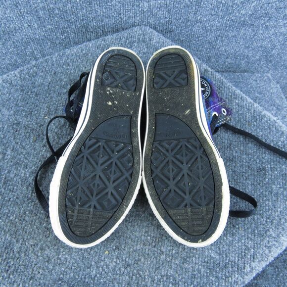 Converse Youth Girls Sneaker Shoes Purple Textile Lace Up Size 2 Medium - Picture 8 of 10